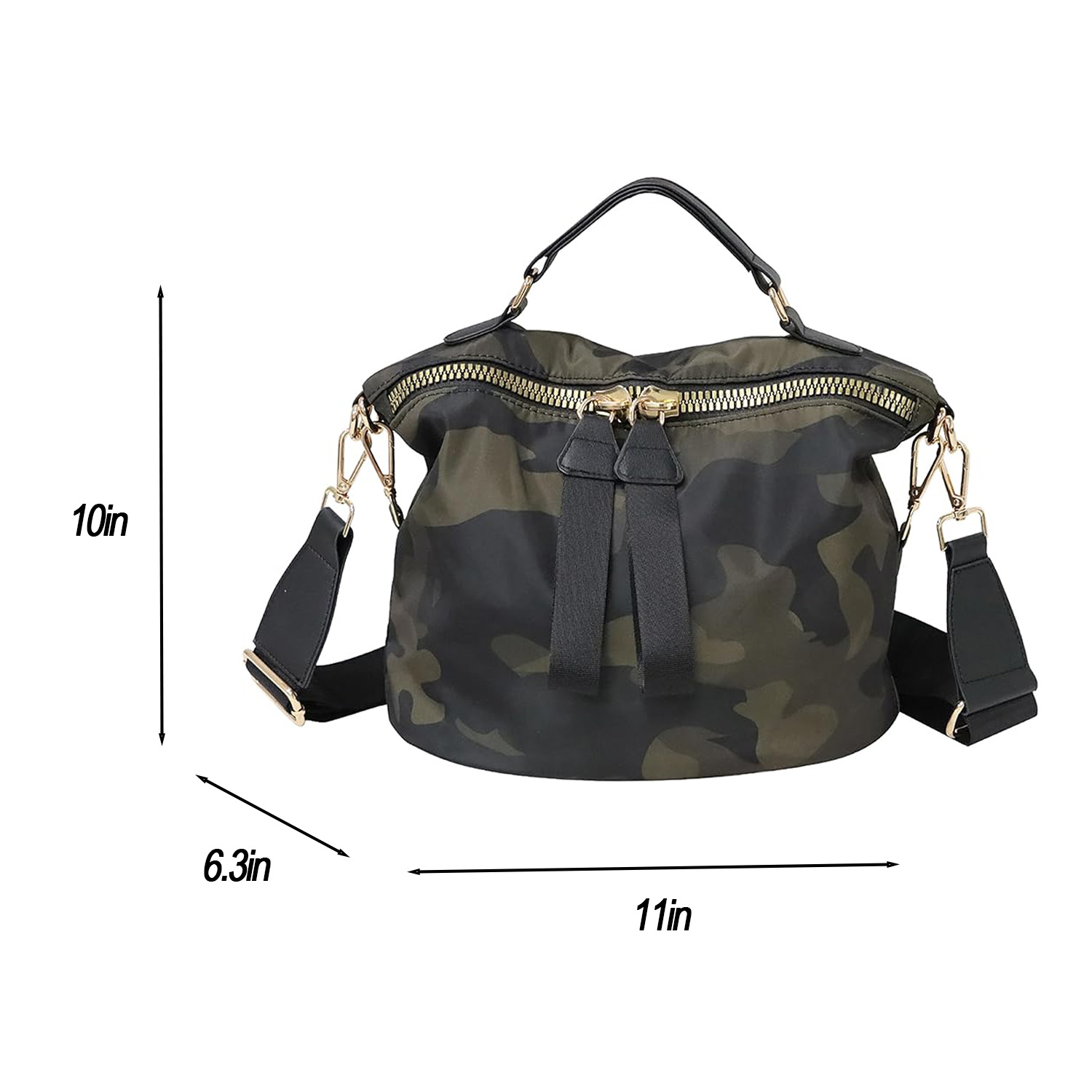 Anti Theft Foldable Nylon Crossbody Handbag 3