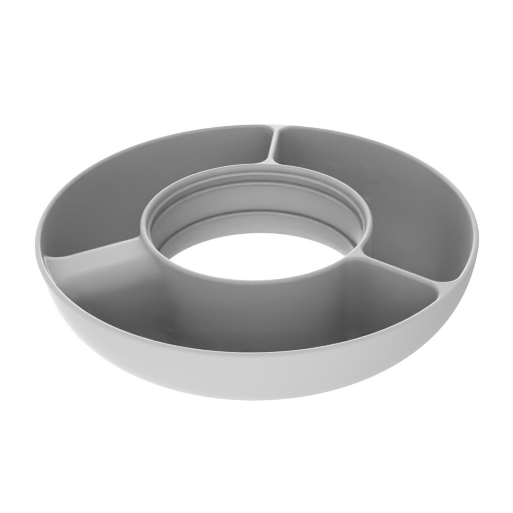3 Compartment Silicone Snack Tray 11