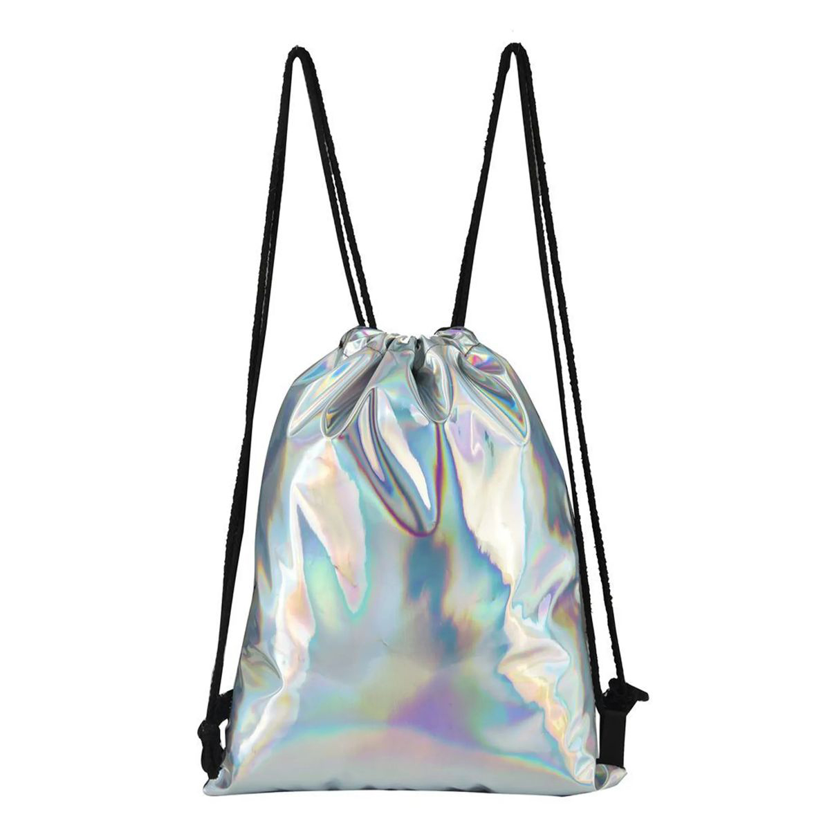 PU Drawstring Backpack with 17 Inch Spacious Storage 2