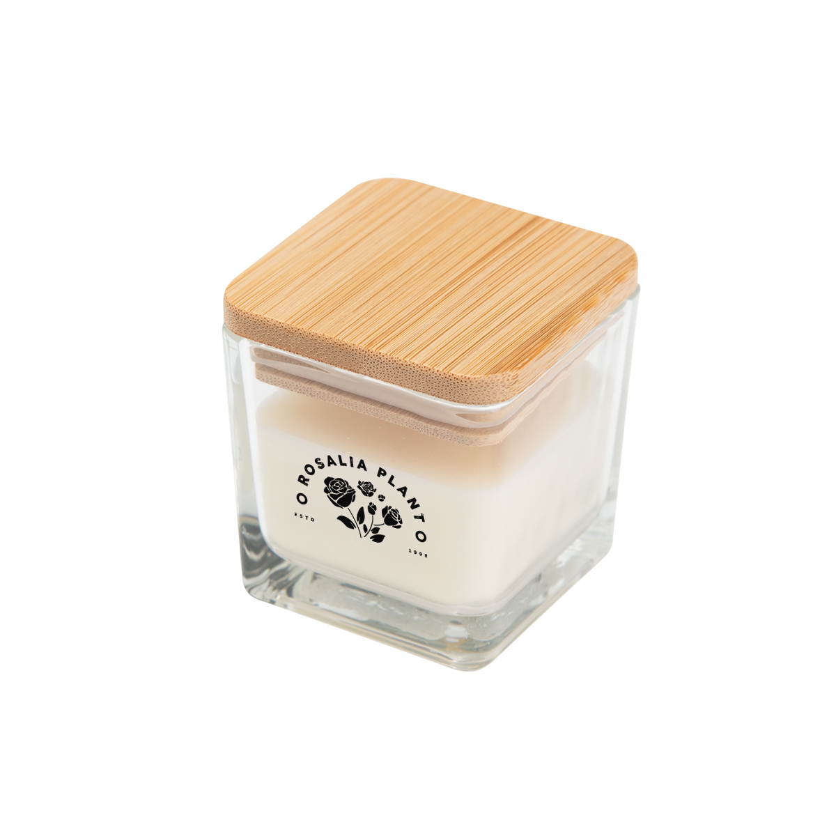 Mini Candle With Bamboo Lid 3