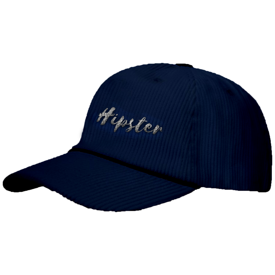 Premium Corduroy 5 Panel Cap - High, Medium, or Low Crown 13
