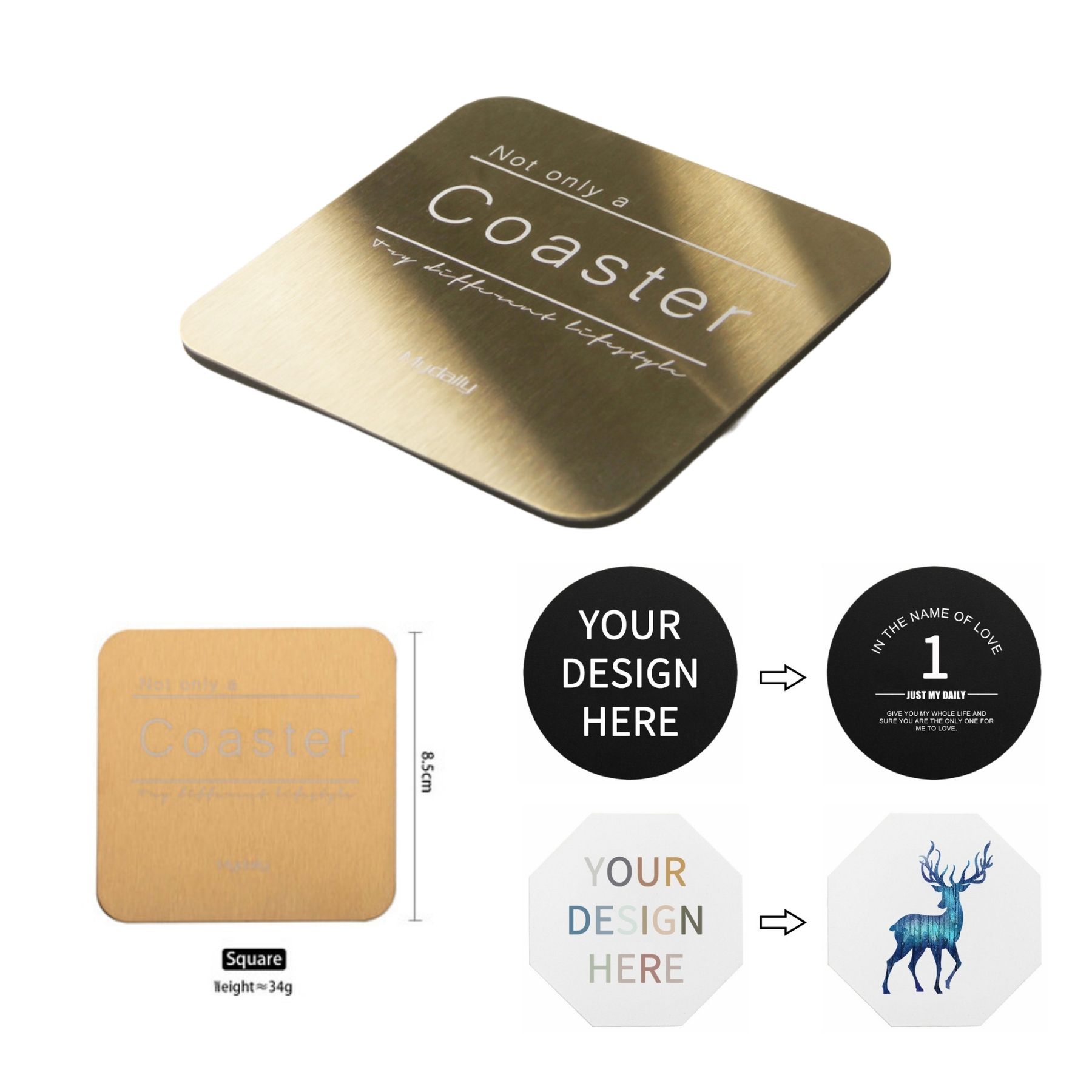 Stainless Steel Coasters 1
