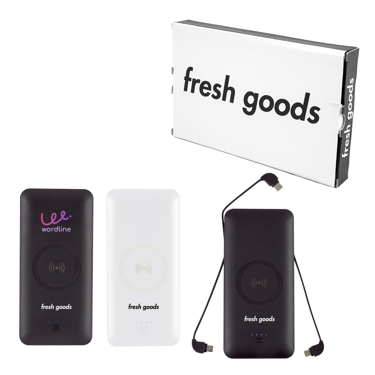 Fresh Goods 5-In-1 Wireless Power Bank 4