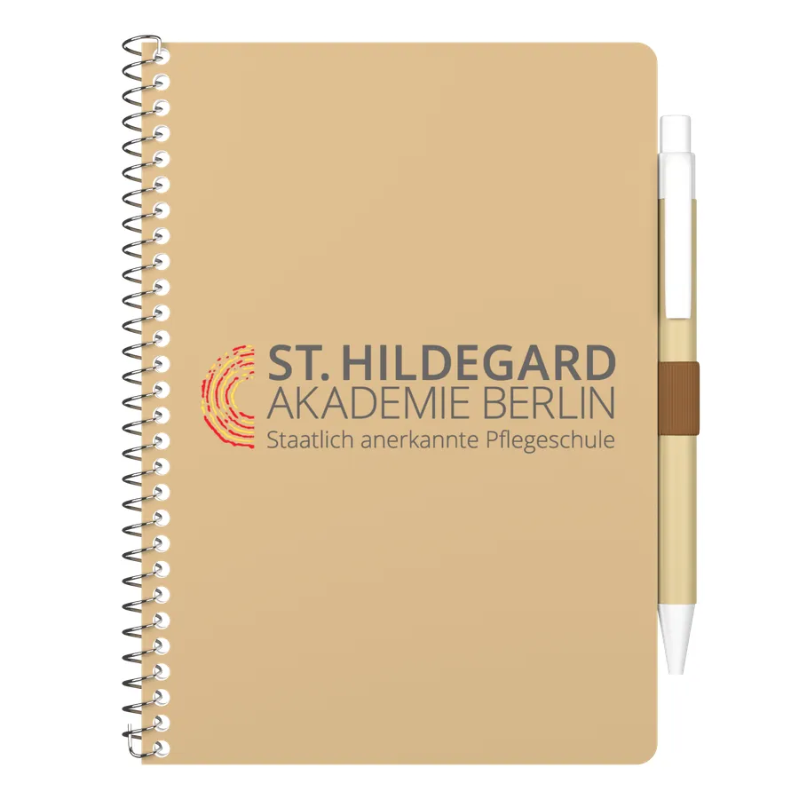 Spiral Notebook with Pen 3