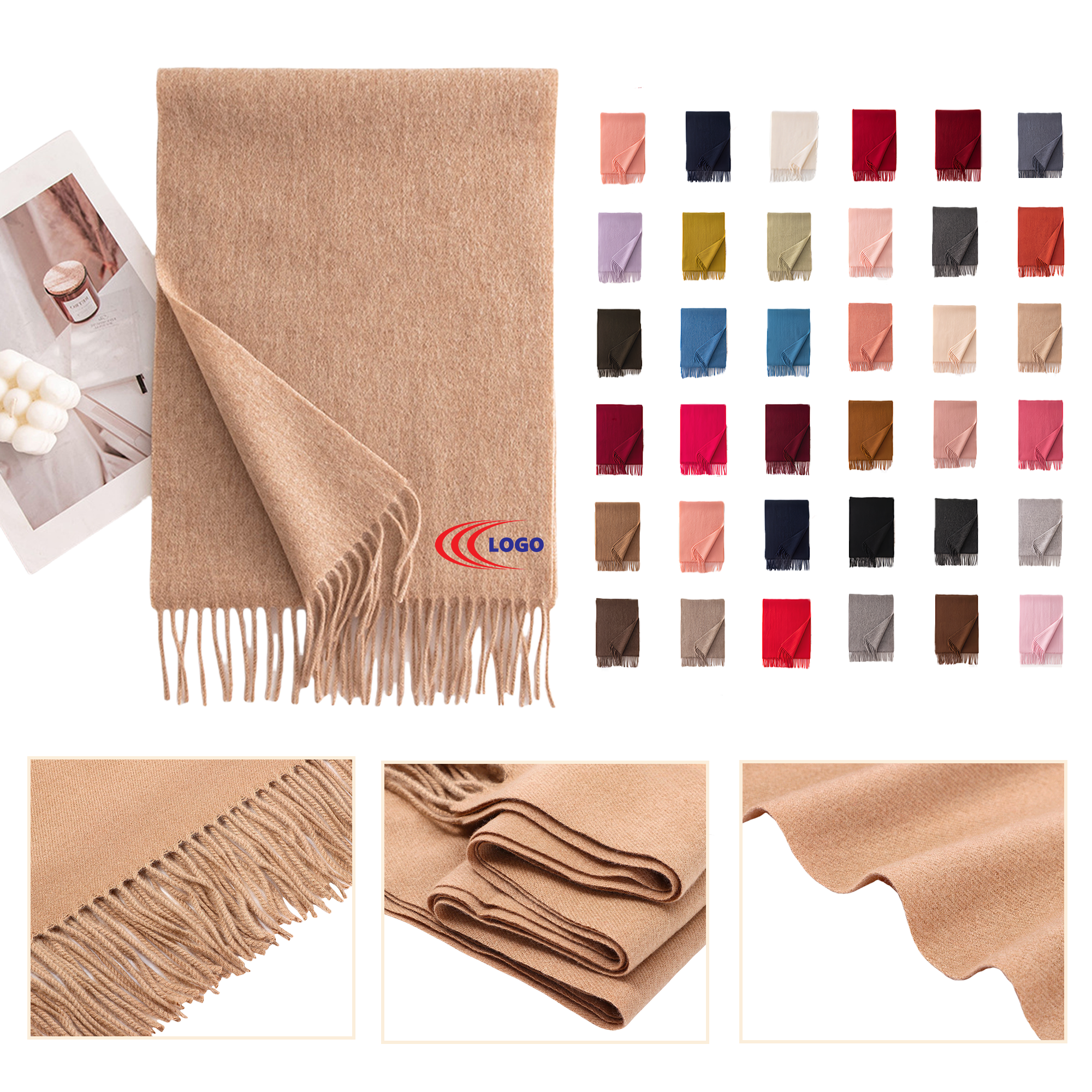 Winter Warm Soft Acrylic Winter Scarf 2
