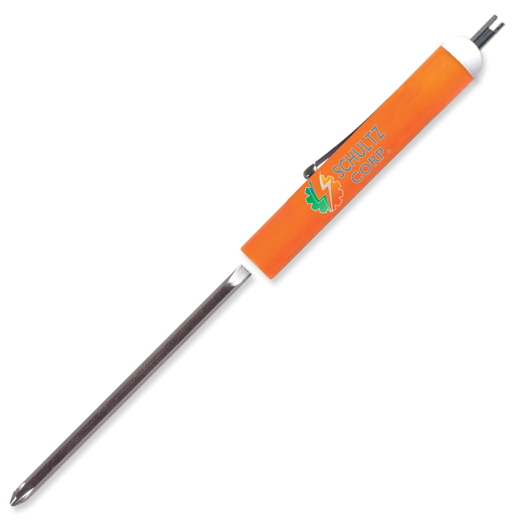Pocket Screwdriver Reversible Flat Blade + Valve Stem Top 15