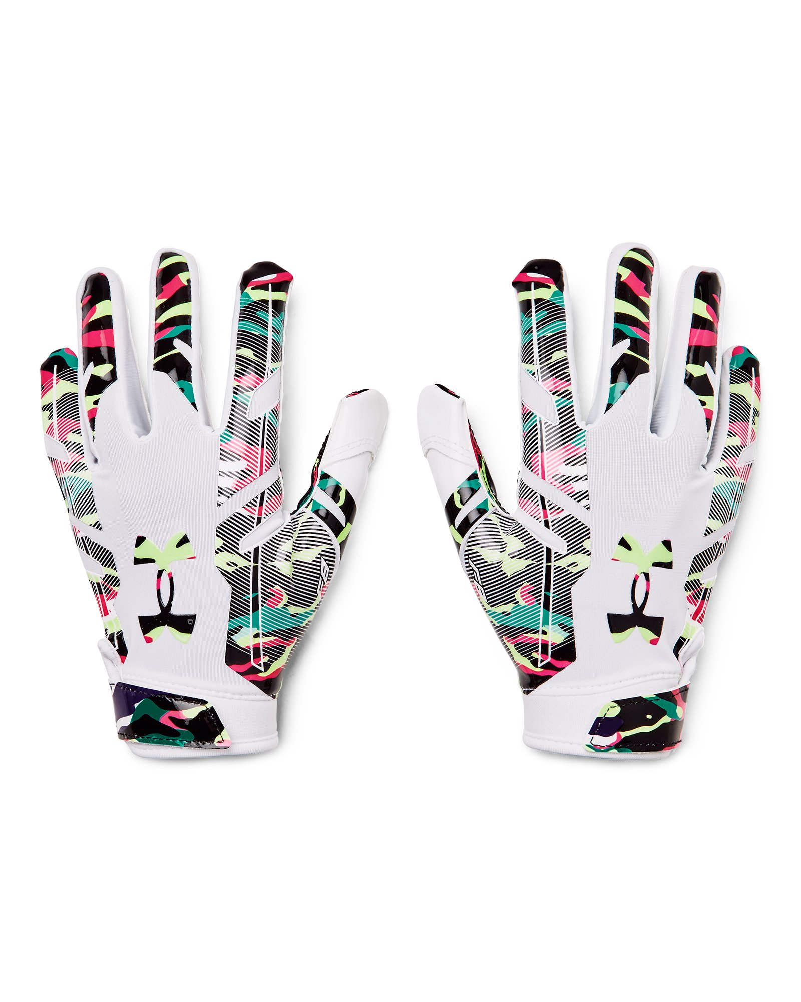 Youth UA F8 Football Gloves 6