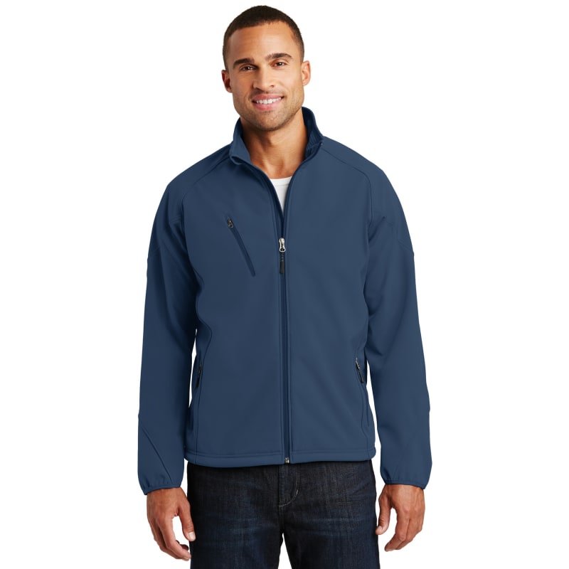 Port Authority Textured Soft Shell Jacket. 3