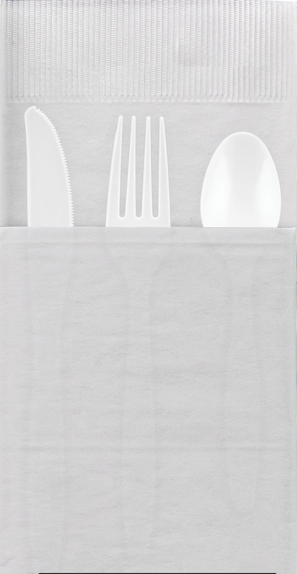Pocket Napkin 2 Ply White Digital Print 3