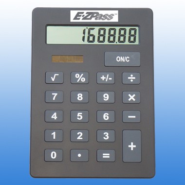 Dual- Powered BLACK JUMBO CALCULATOR 2