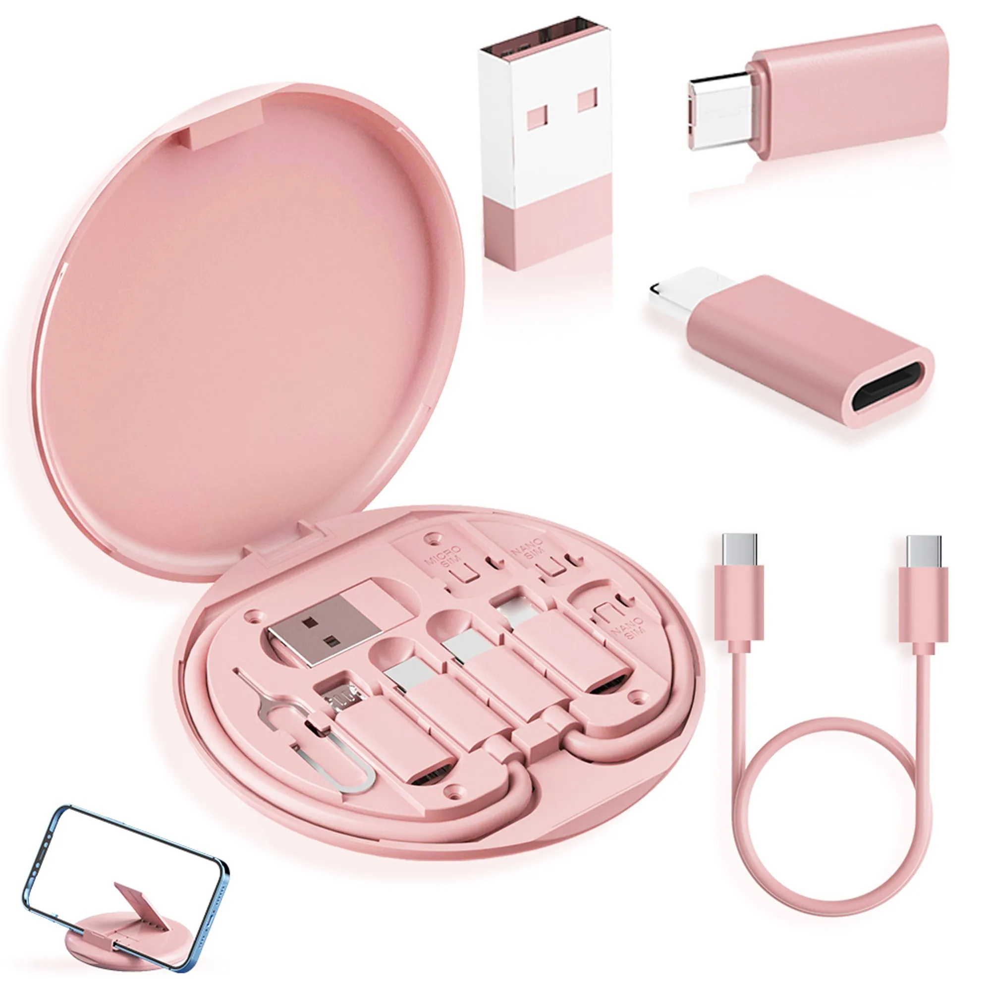 3 in 1 Fast Charging Data Cable Folding Set 4