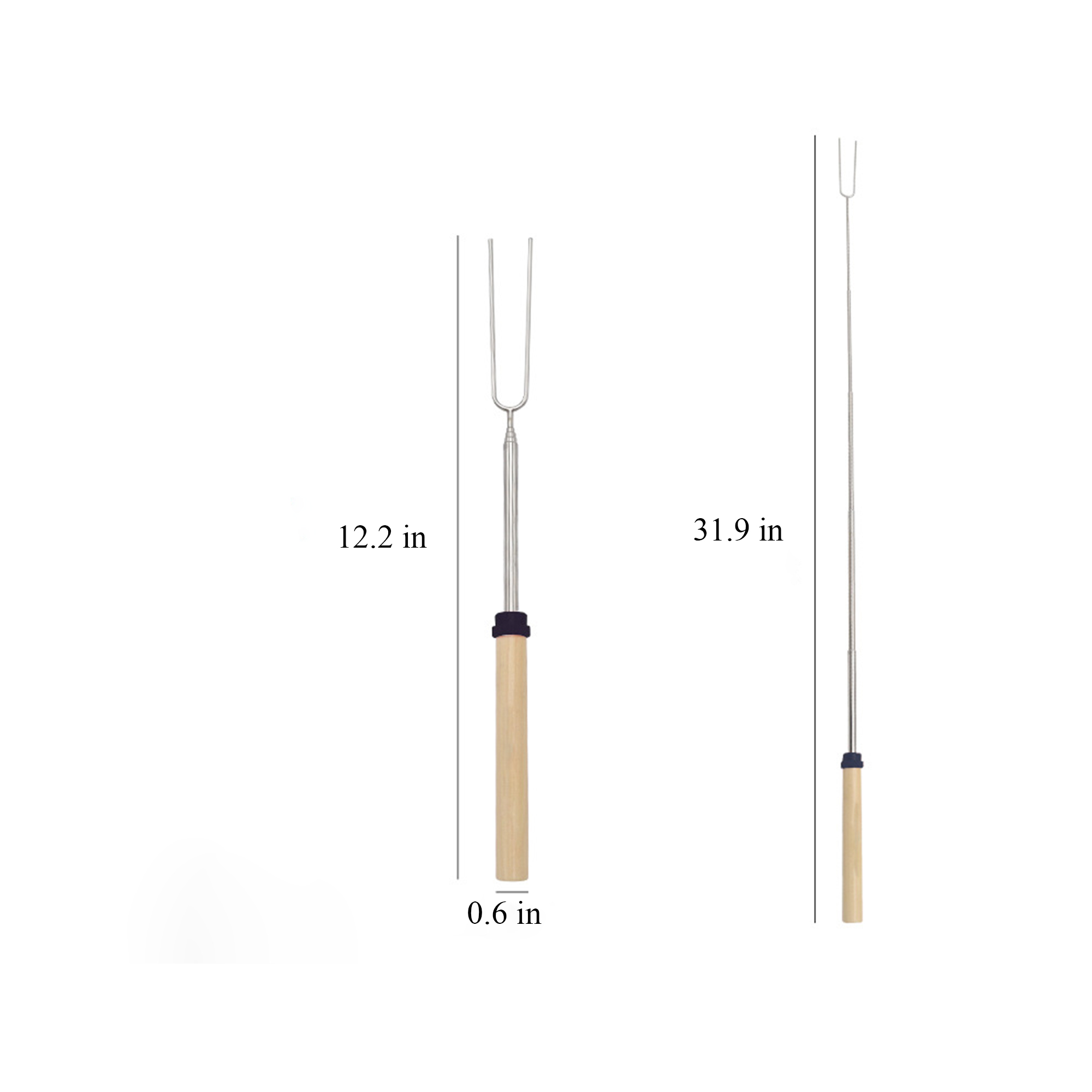 Stainless Steel Extendable Skewer 6