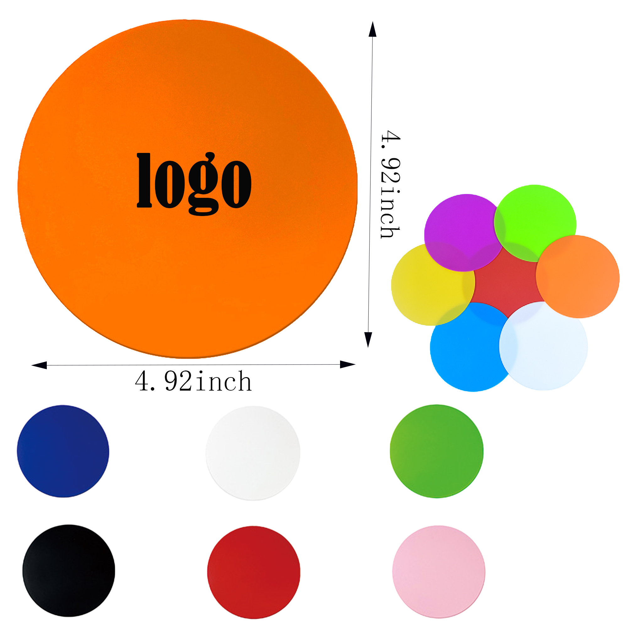 Premium Silicone Round Jar Opener Coaster MOQ50 1