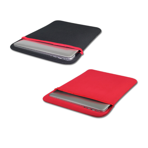 Reversible Laptop Sleeve with Fold-Over Flap - Neoprene 6