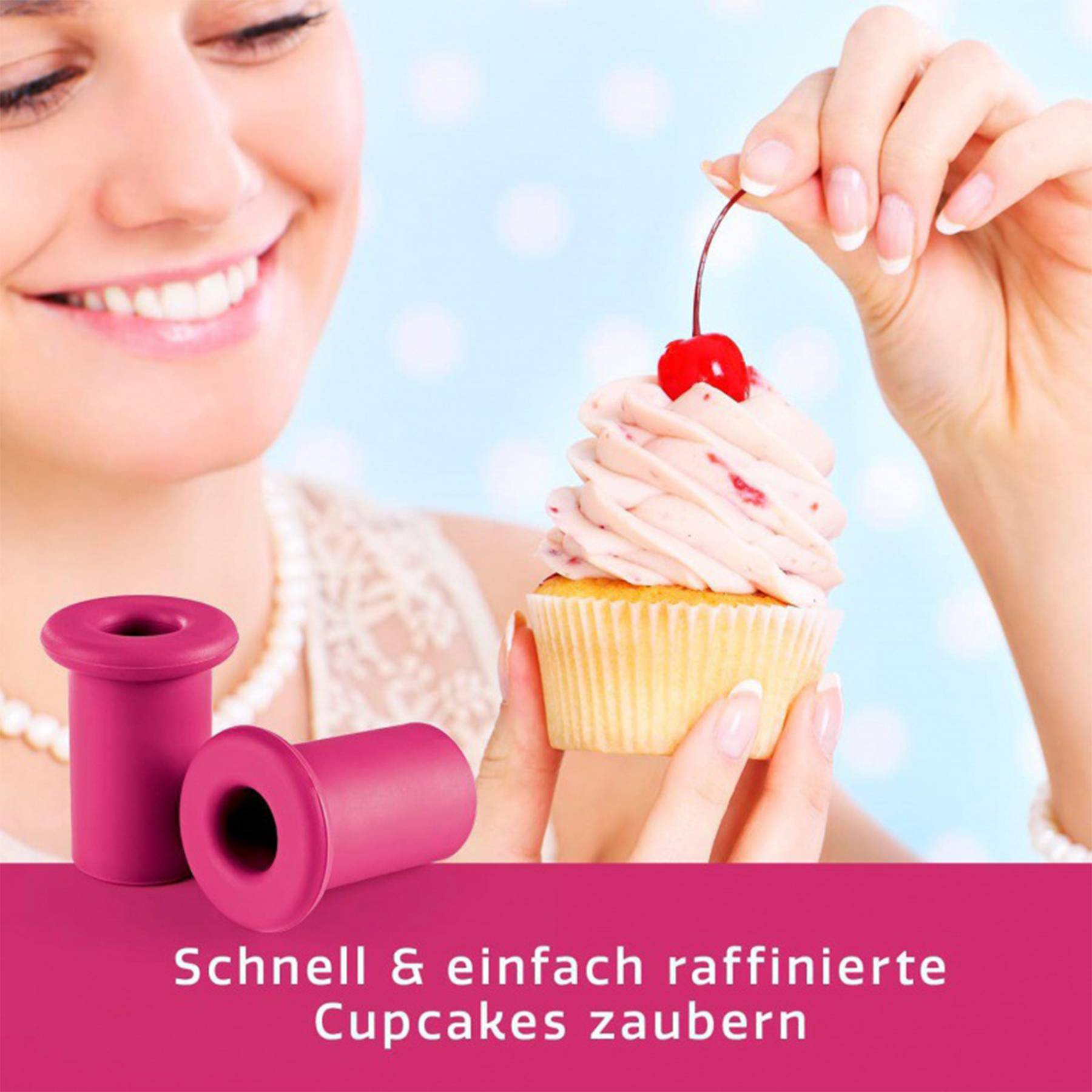 Silicone cake drilled opening plug 4