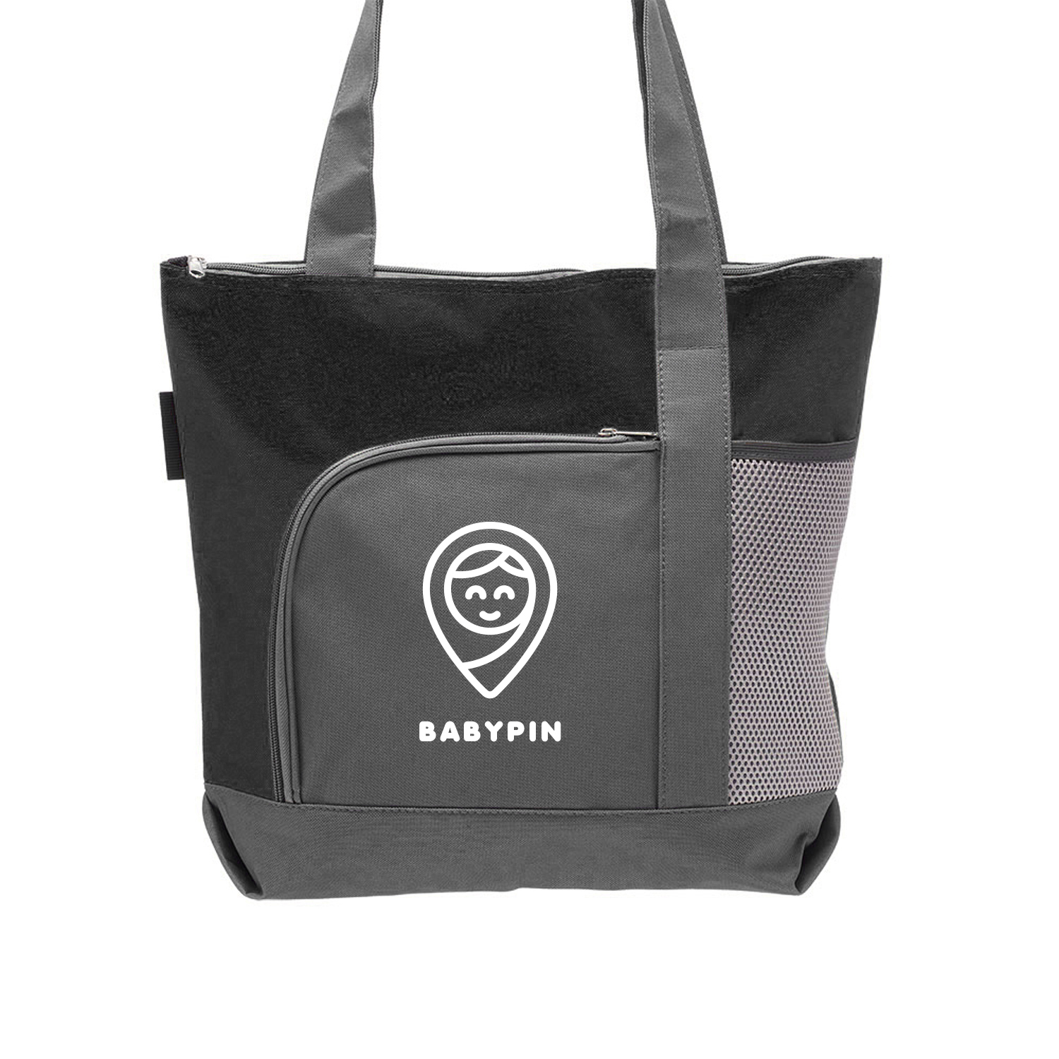 Pioneer Two-Tone Tote Bag (Full Color Imprint) 14