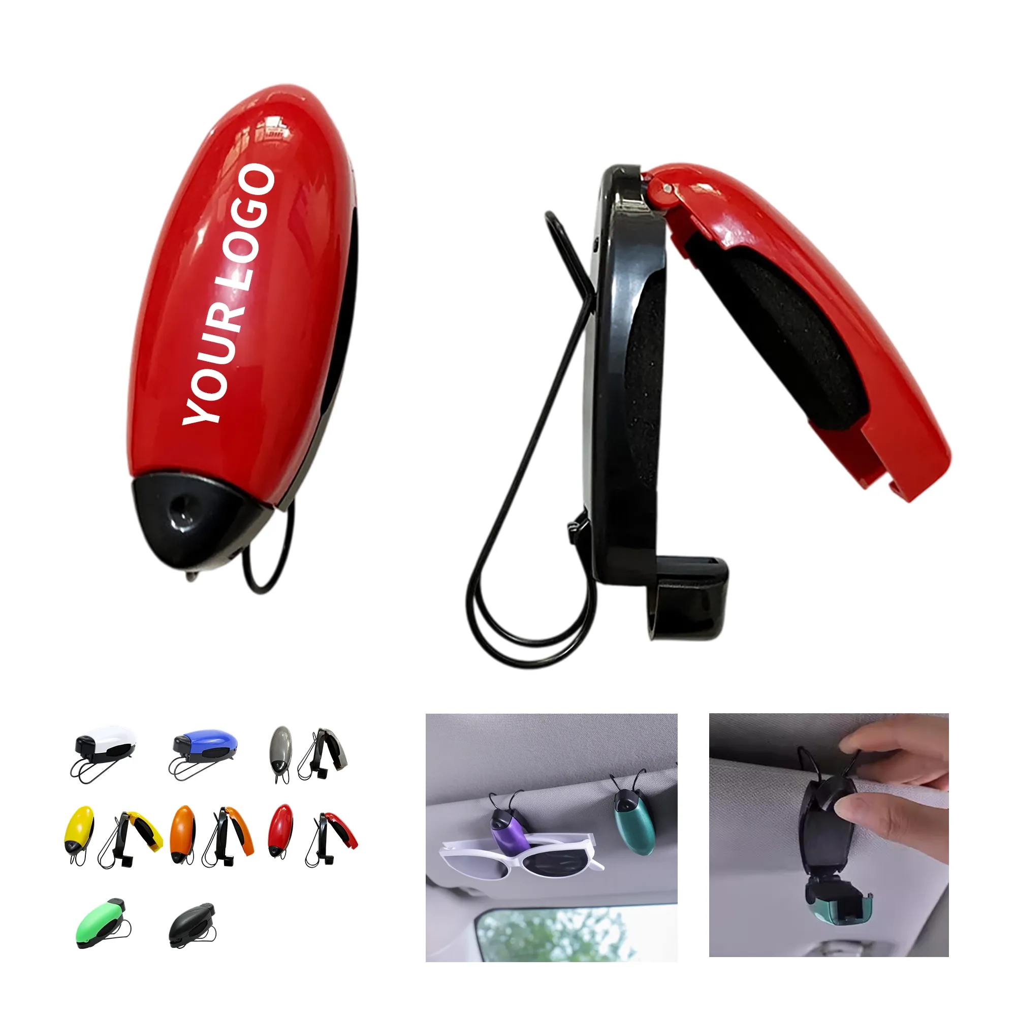 Sun Visor Sunglasses Clip 4