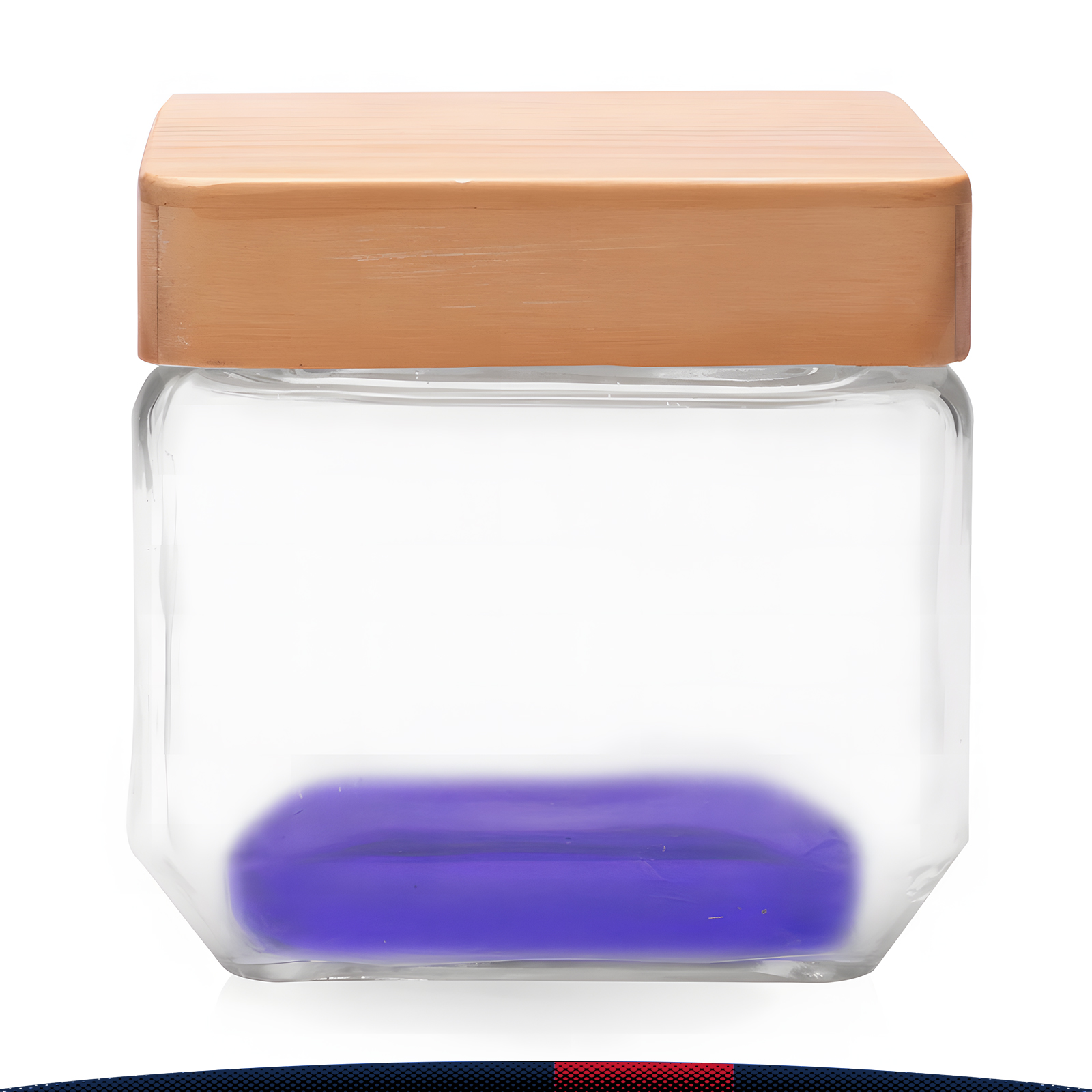 27 oz. Shanti Glass Jars with Wooden Lid 2