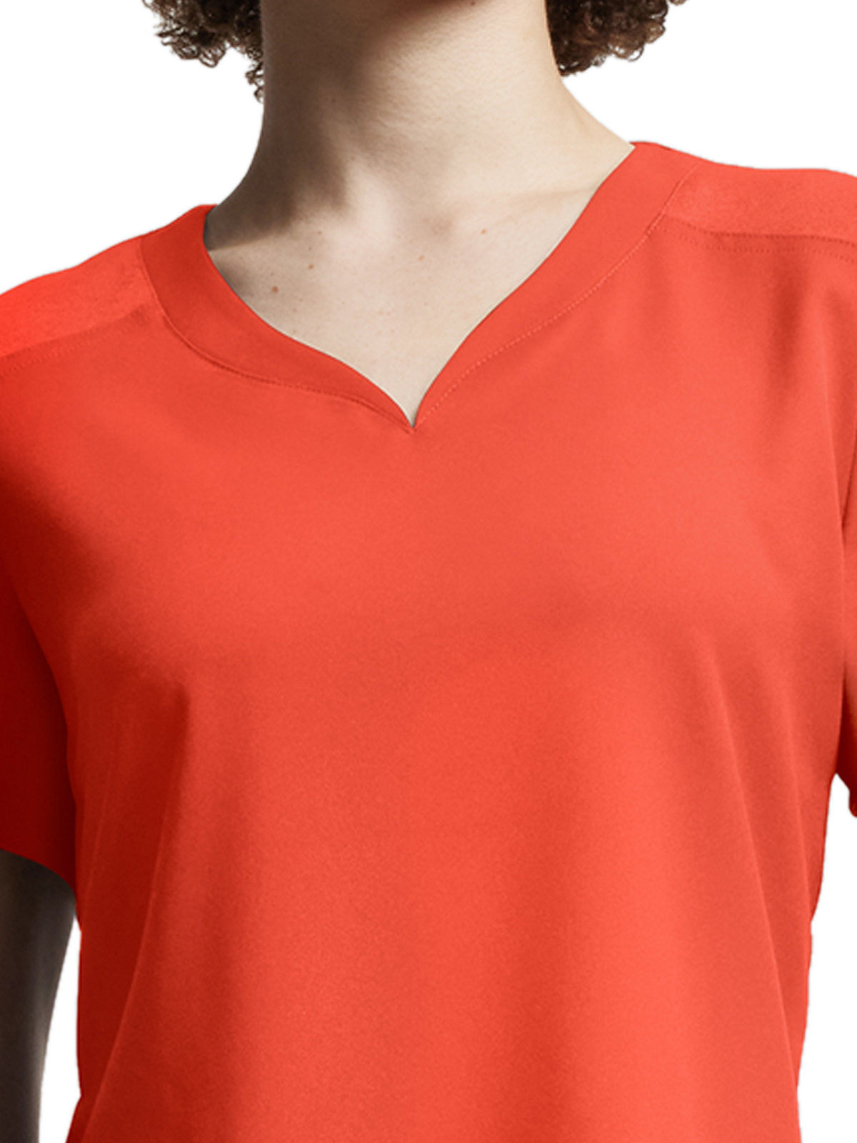 White Cross - VIBE - Women's Three-Pocket Curved V-Neckline Top 6