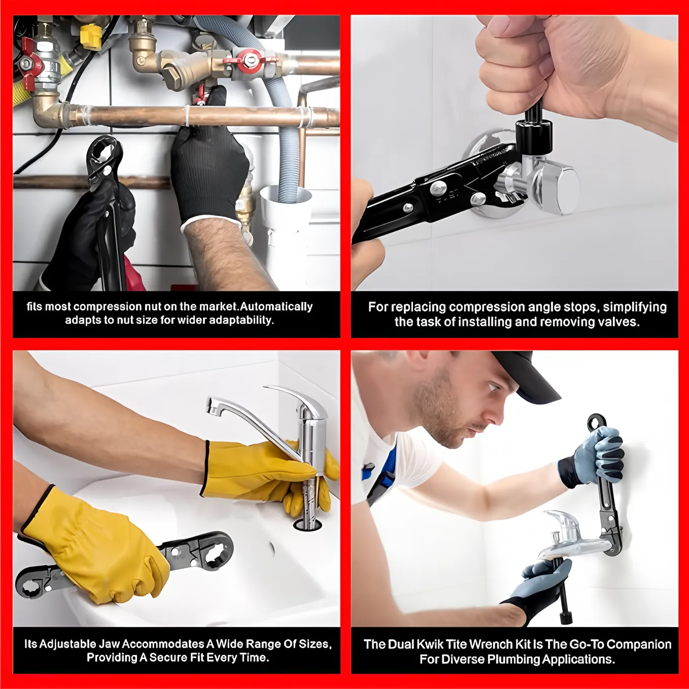 Angle Stop Wrench for Plumbing Installation 6