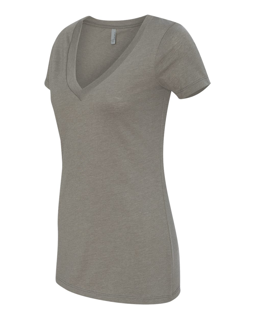 Women's CVC Deep V-Neck Tee - 6640 30