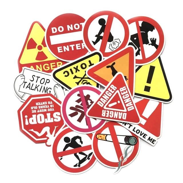 Reflective Sign Sticker 2