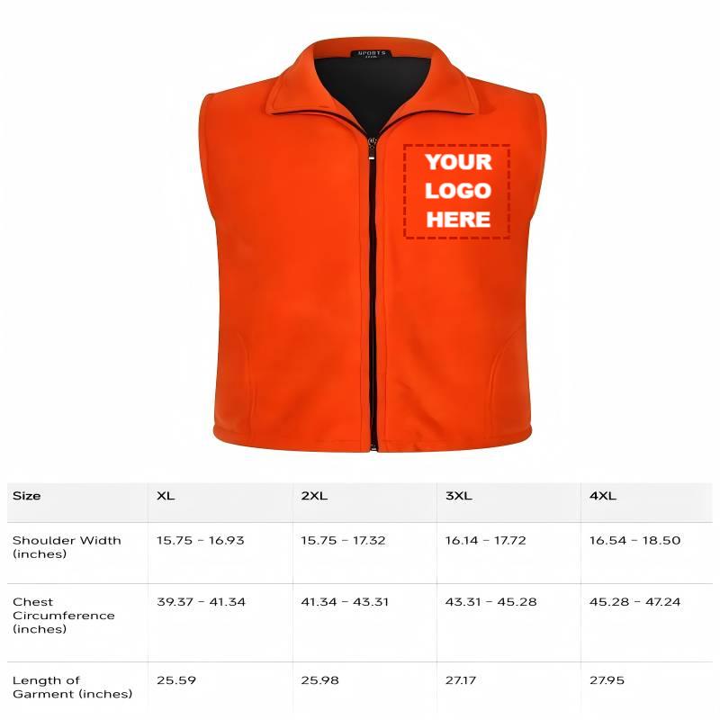 Outdoor Slim Full ZipPolar Fleece Vests 4