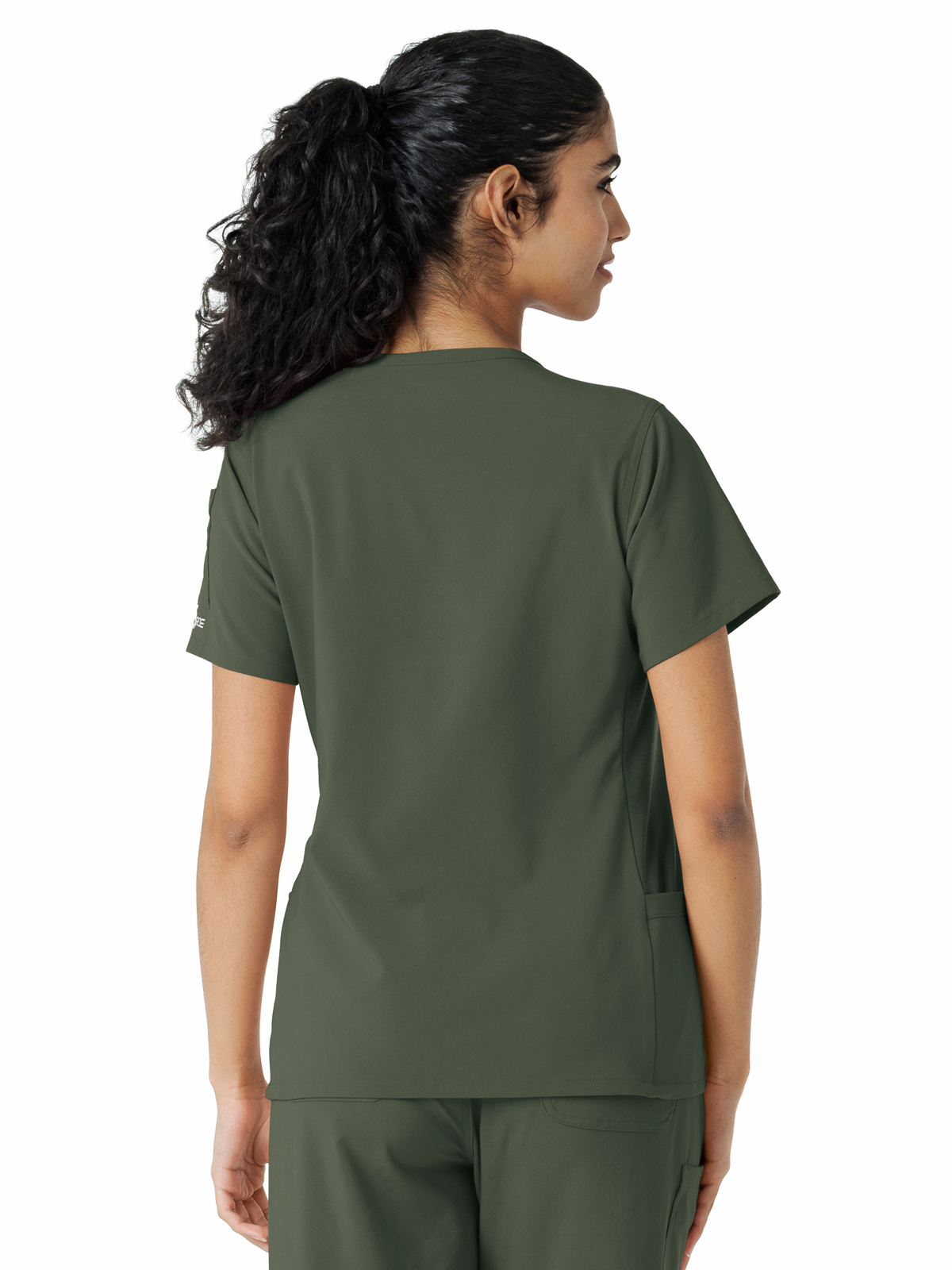Carhartt Scrubs - Force Essentials - Women's Knit Panel Top 8