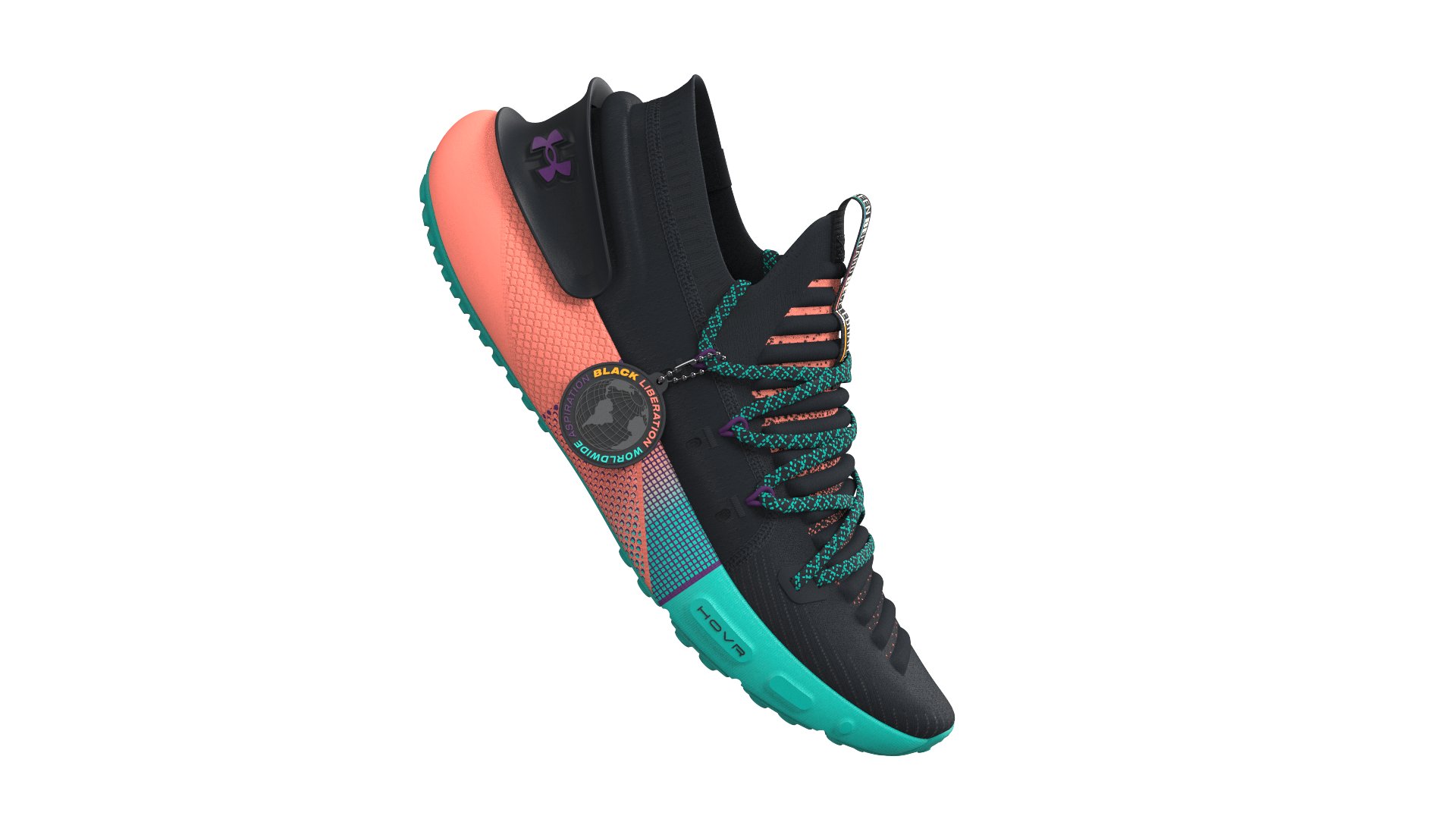 Unisex UA HOVR Phantom 3 Black History Month Running Shoes 2