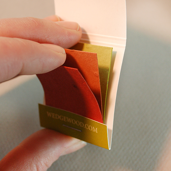 Small Veggie Seed Paper Matchbook, Single-Sided 5