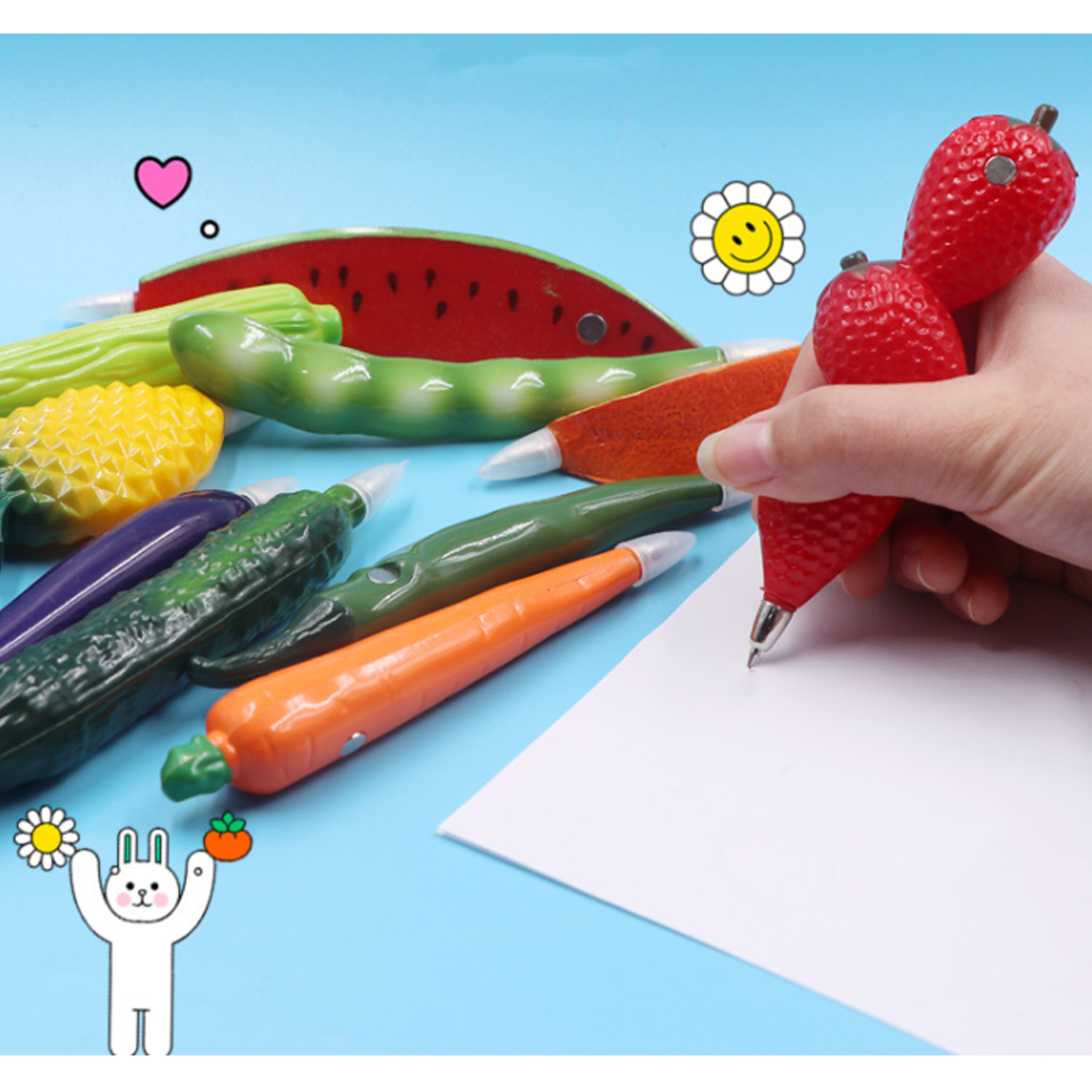 Cute Korean Version Of Vegetables Ballpoint Pen Fruit 1