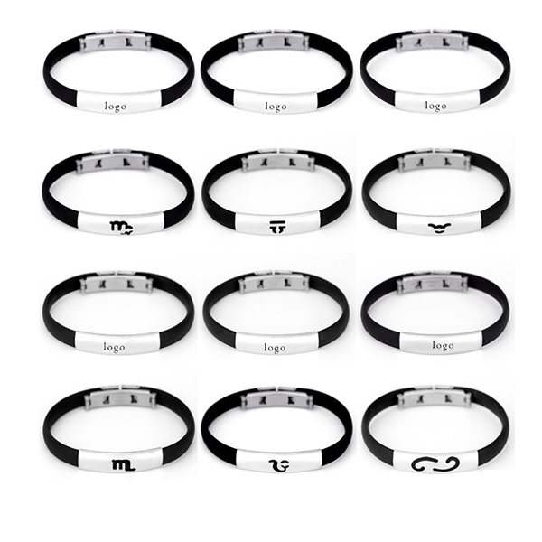 Stainless Steel Silicone Bracelet 1