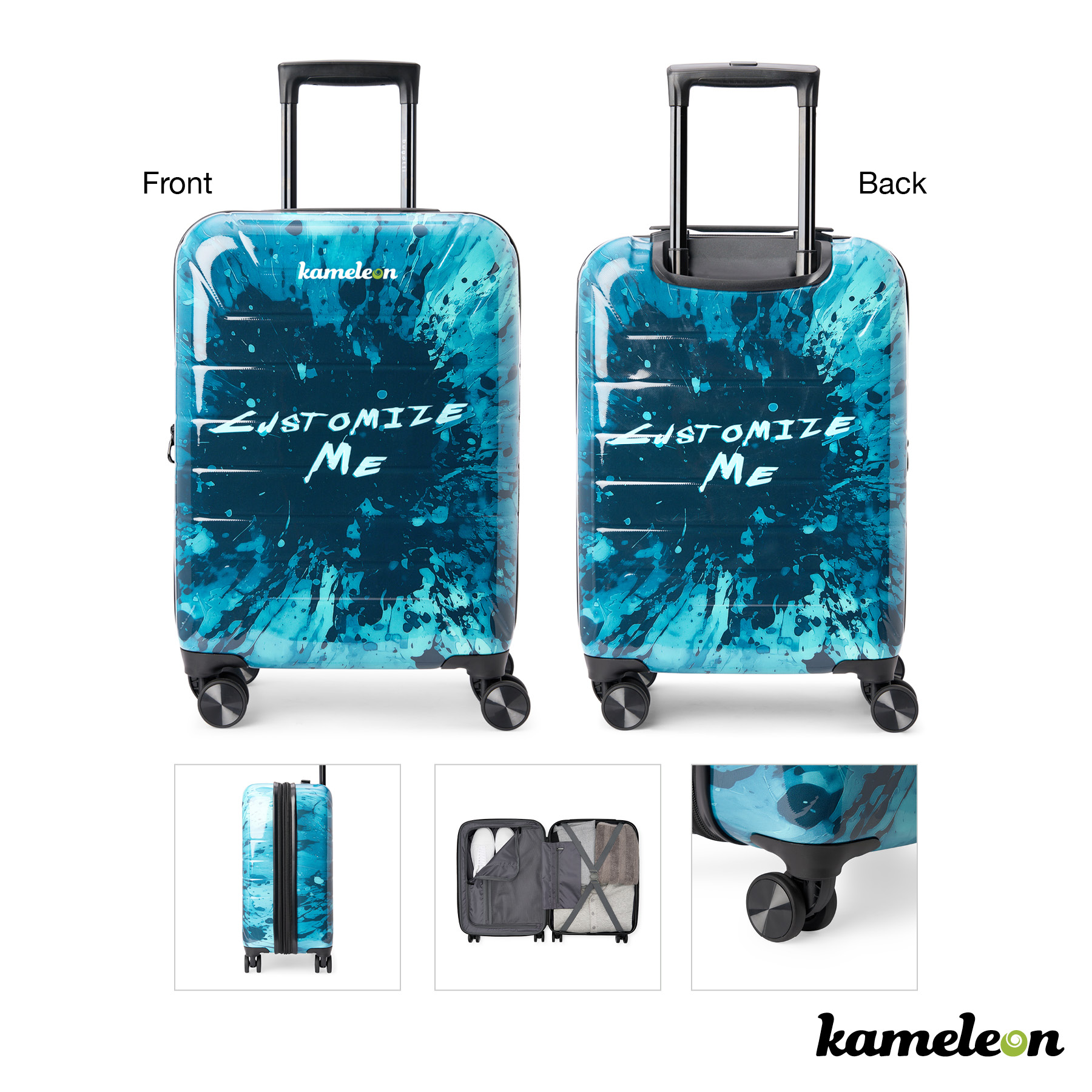 Bugatti Customizable Carry-On Luggage 16