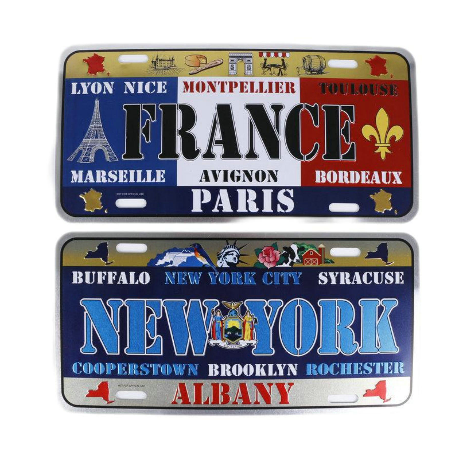 Aluminum Sign Licenses Plate 2