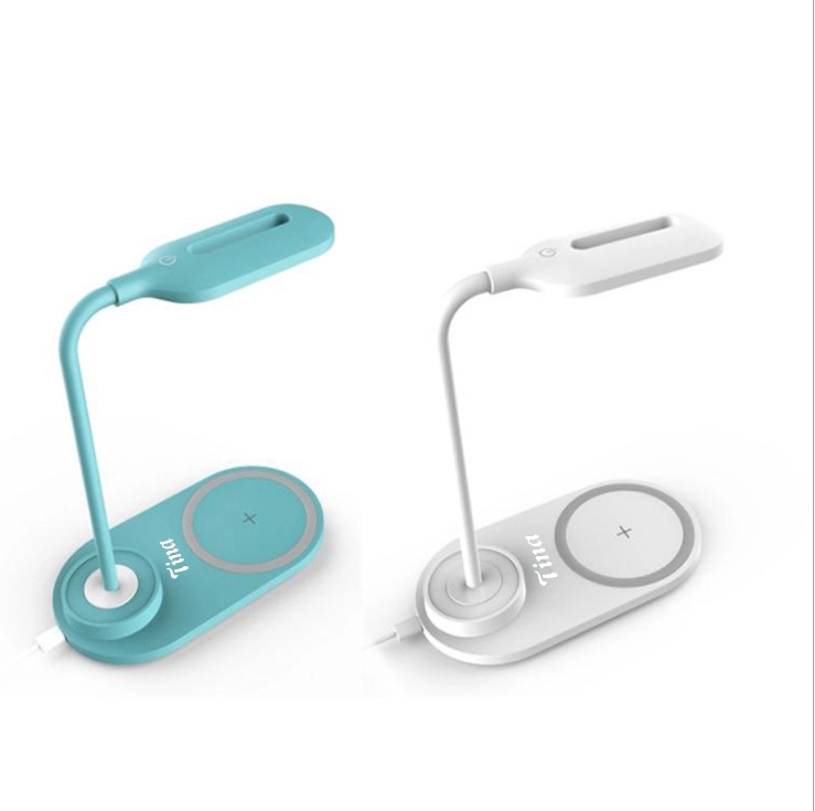 LED Desk Lamp with Wireless Charger,USB Charging Port 2