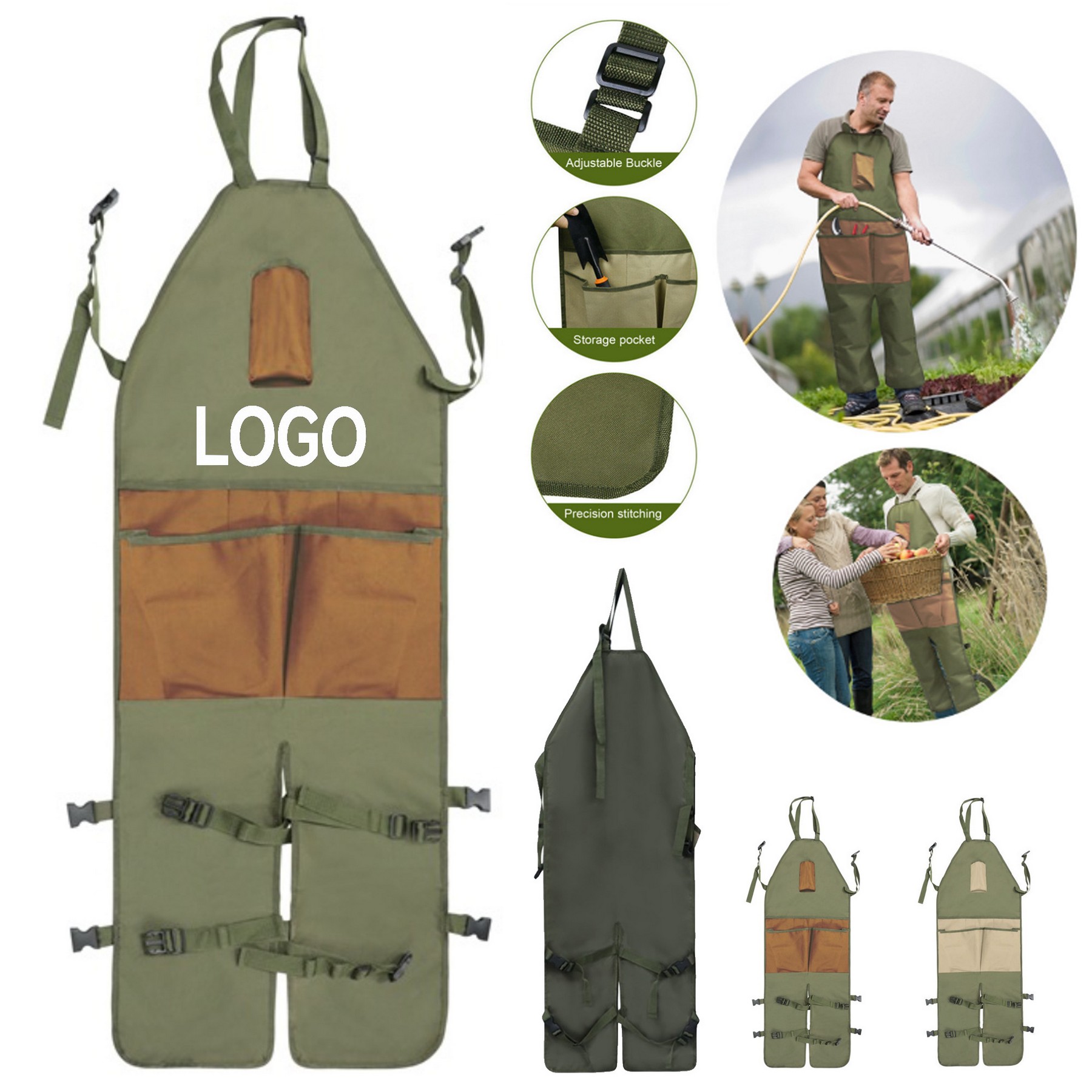 Large -Capacity Waterproof Garden Apron 1