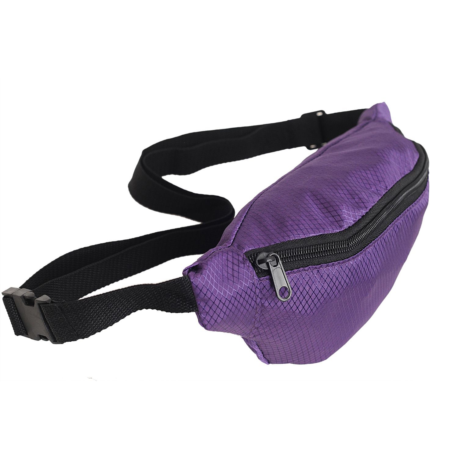 Waterproof Ribstop Waist Fanny Packs w/ 1 Zipper, 13"W x 6"H 3