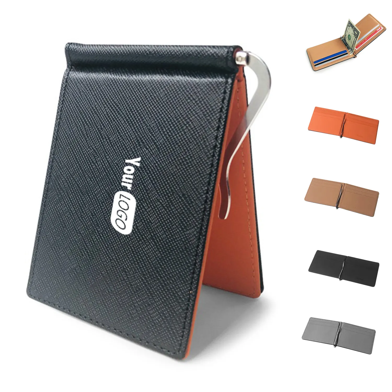 Saffiano PU Leather Slim Wallet 6