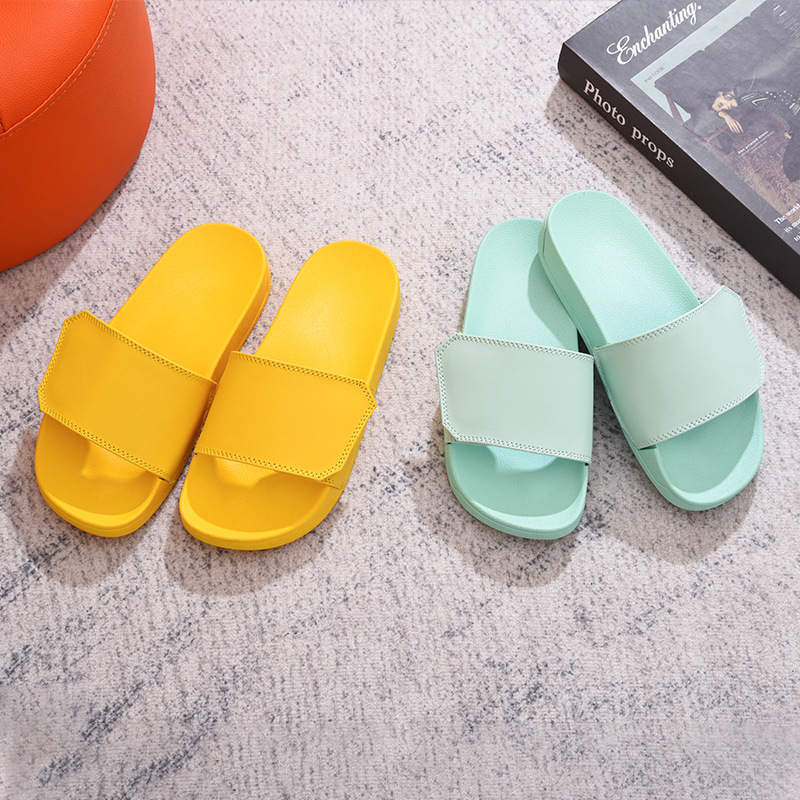 Unisex Soft PU Straps Velcro Tape Sandals 5