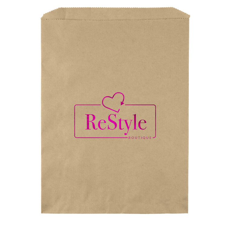 10W x 13H Merchandise Bag - Foil Print 4