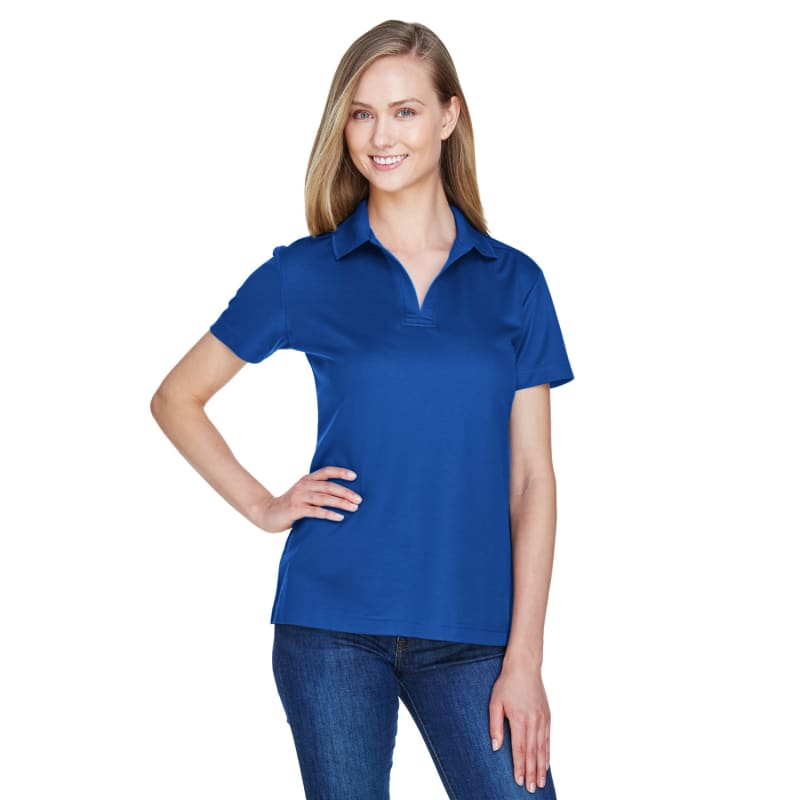 Devon & Jones CrownLux Performance™ Ladies' Plaited Polo 26