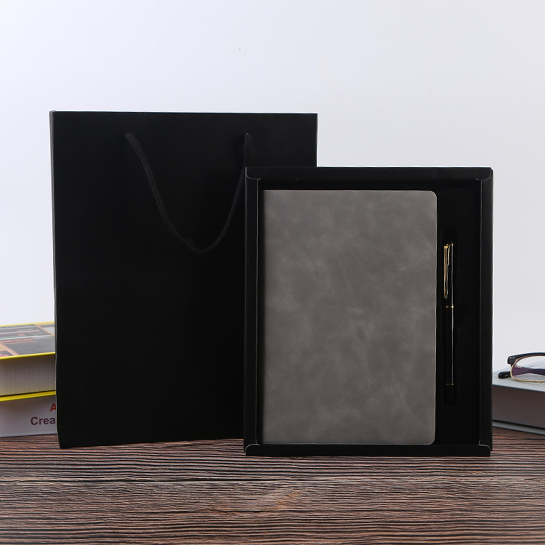 Large Notebook And Go Pen Gift Set 3