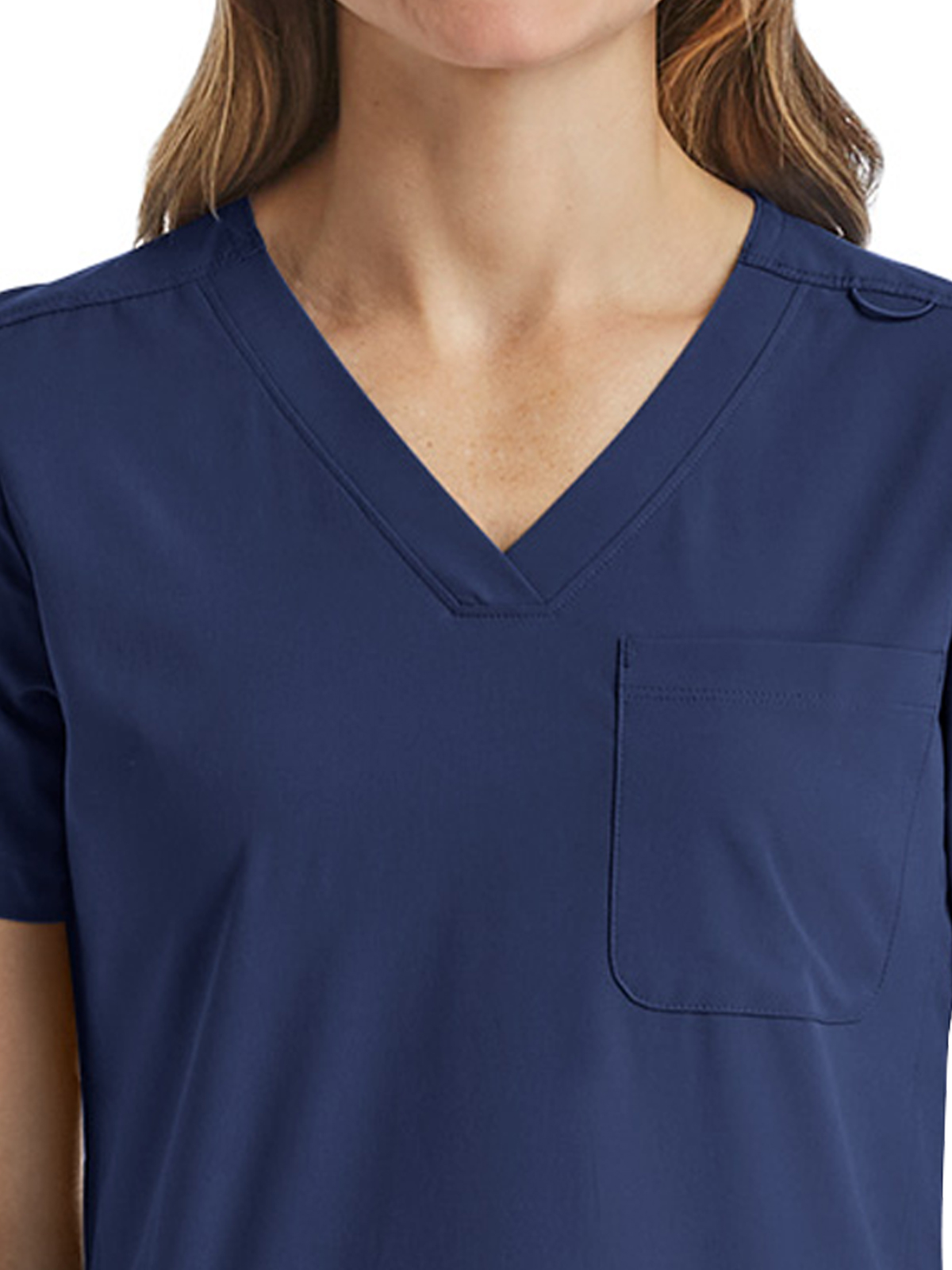 ScrubJoy Originals - Women's Fitted Six-Pocket V-Neck Top 4