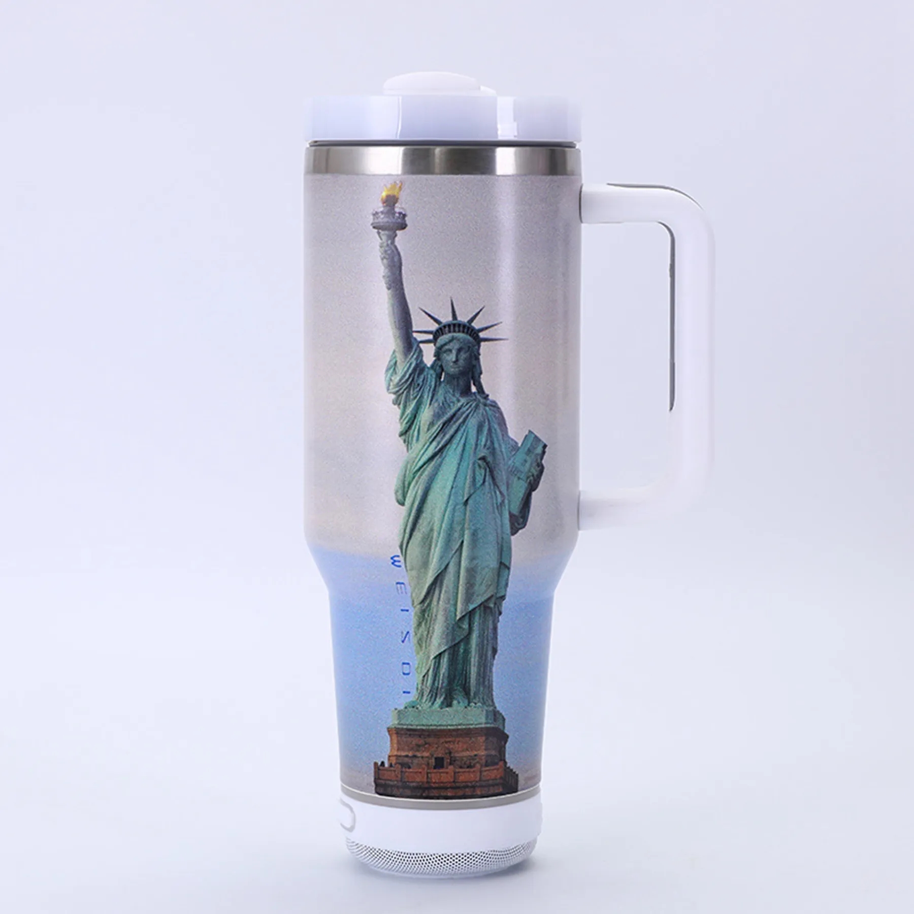 40 Oz. Wireless Speaker Stainless Steel Tumbler with Handle 4