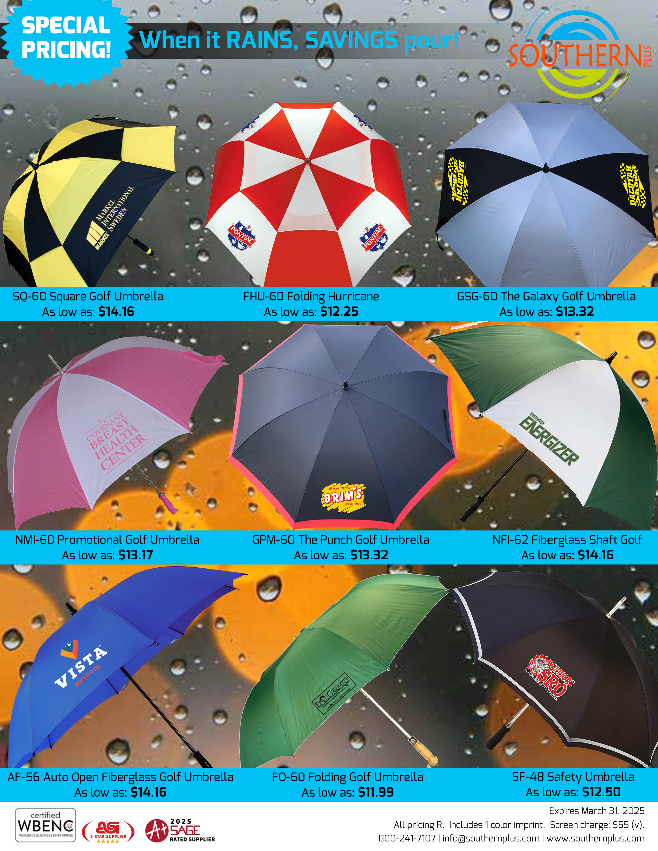 Fiberglass Shaft Golf Umbrella 1