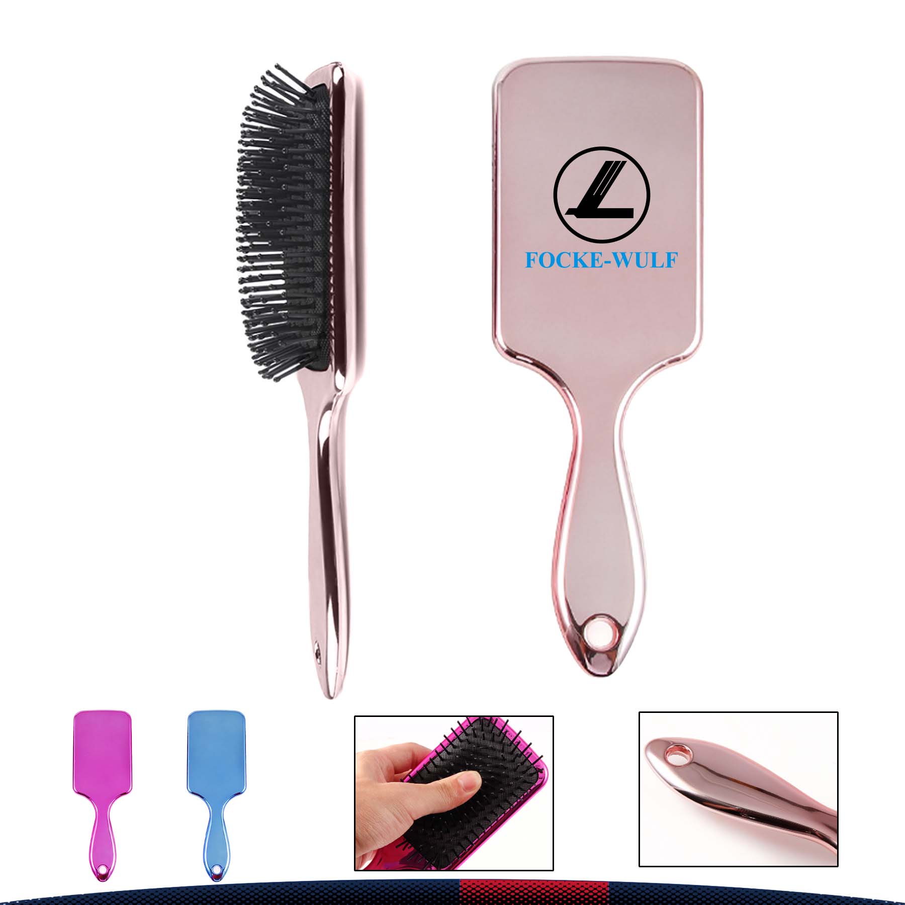 Electroplated Massage Comb 4