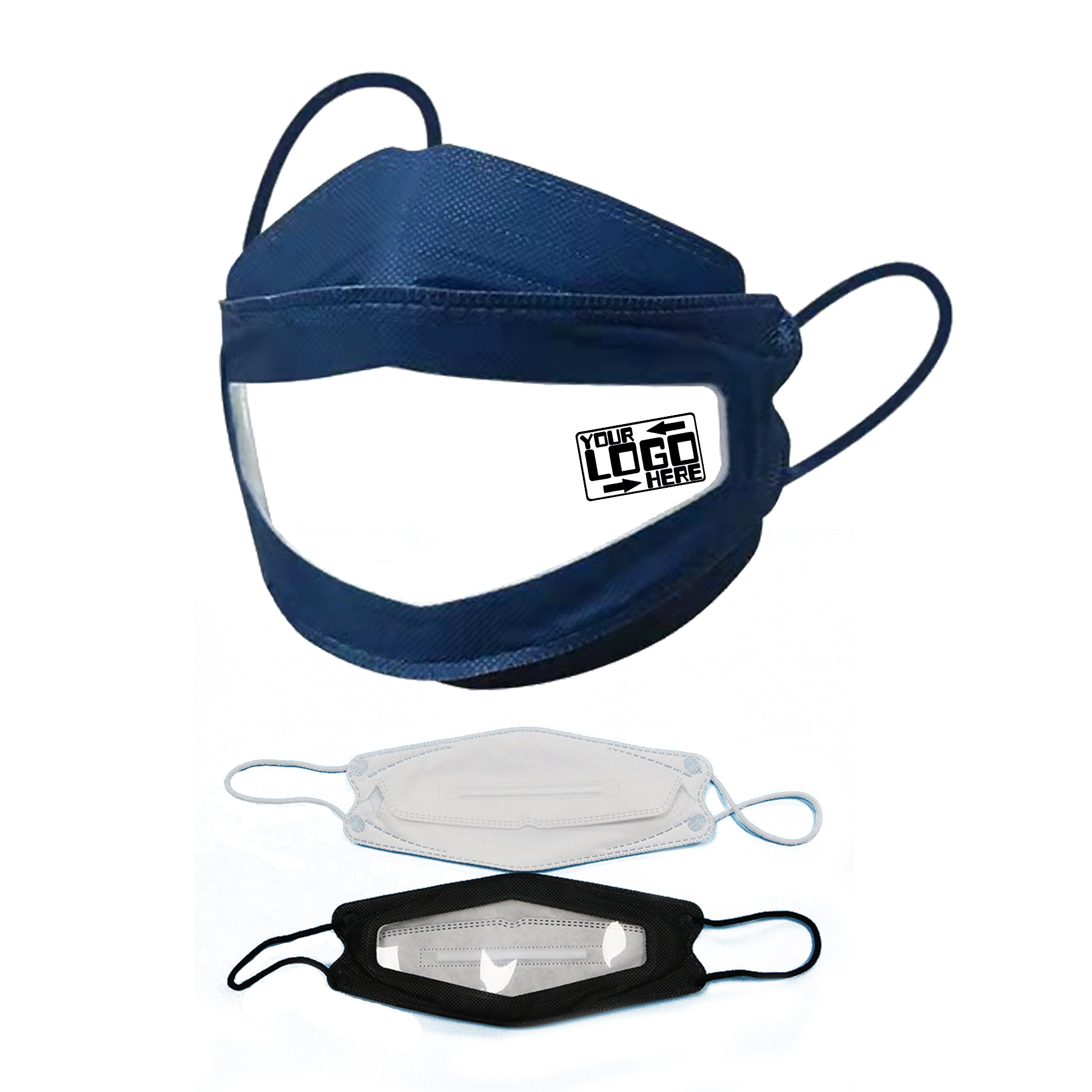 Kf94 Masks With Clear Window 2