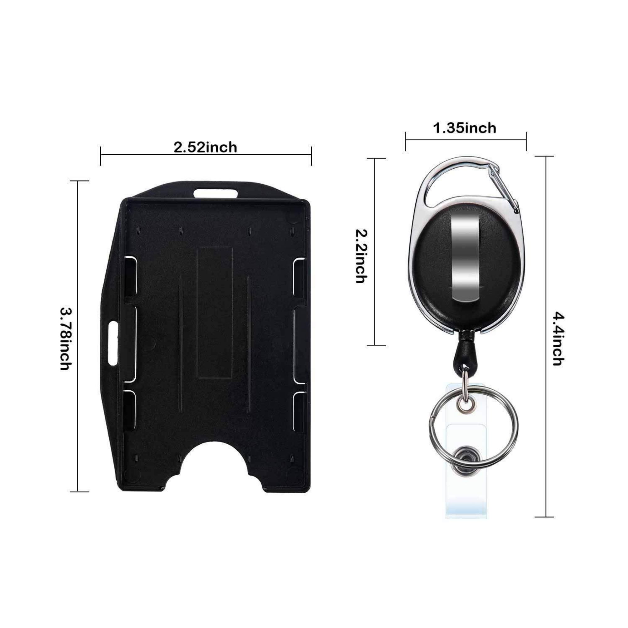 Plastic 2 Cards Badge Holder 3