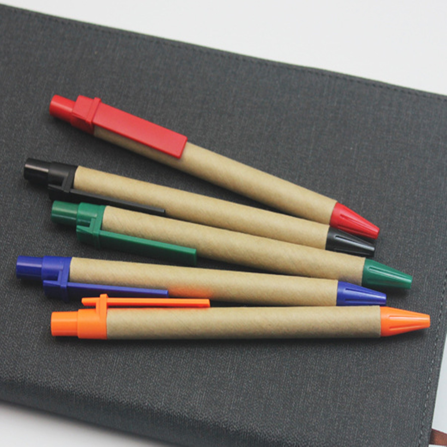 Custom Logo Kraft Paper Ballpoint Pen 1