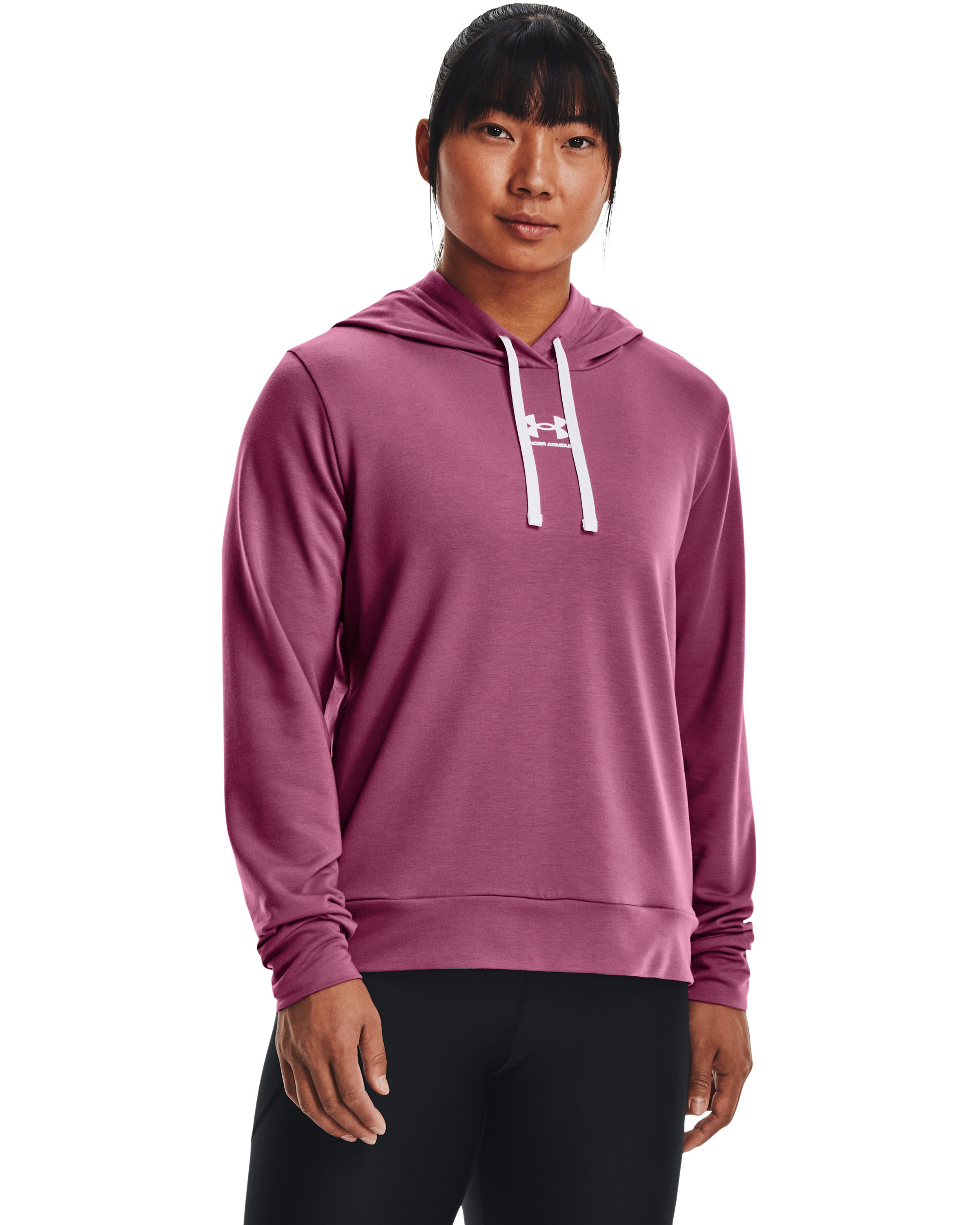 UA Rival Terry Women's Hoodie, custom hoodie or sweatshirt with logo imprint 3